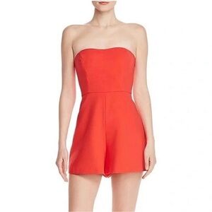 French Connection Whisper Sweetheart Romper - Size 0